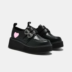 Pothos Pink Heart Wave Platform Shoes<KOI footwear Outlet