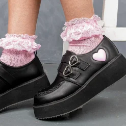 Pothos Pink Heart Wave Platform Shoes<KOI footwear Outlet