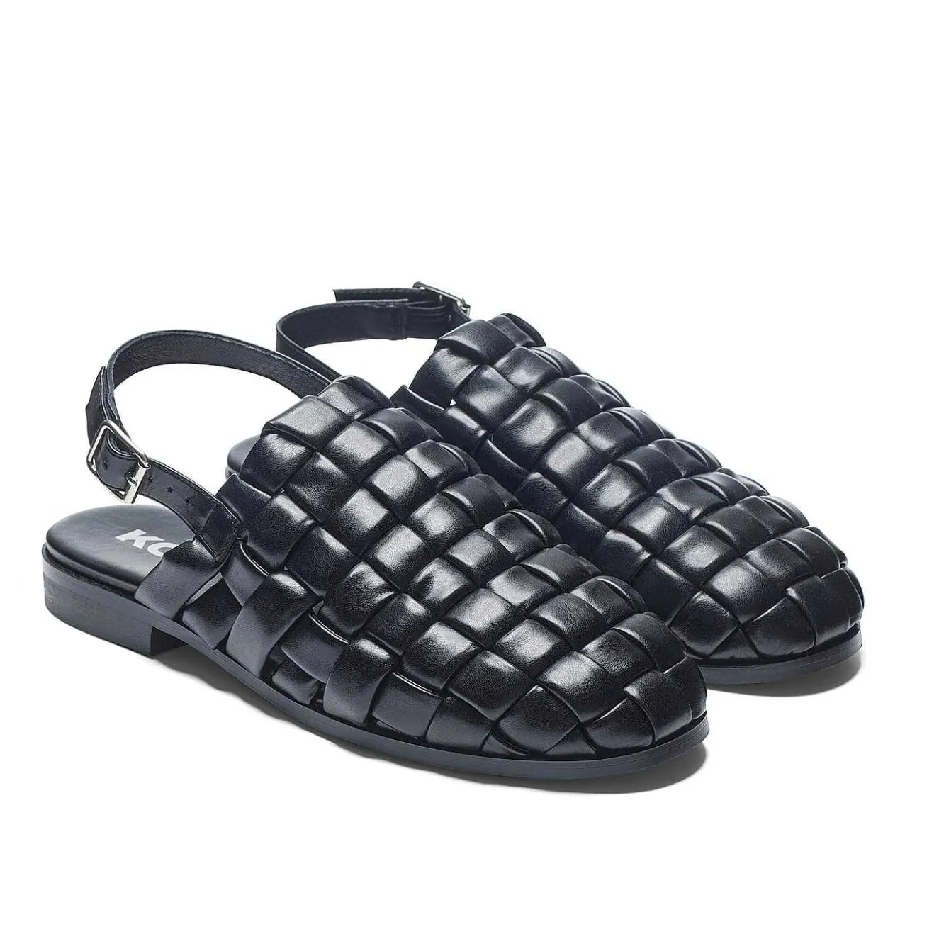 Provence Men'S Weaved Slingback Sandals - Black<KOI footwear Best