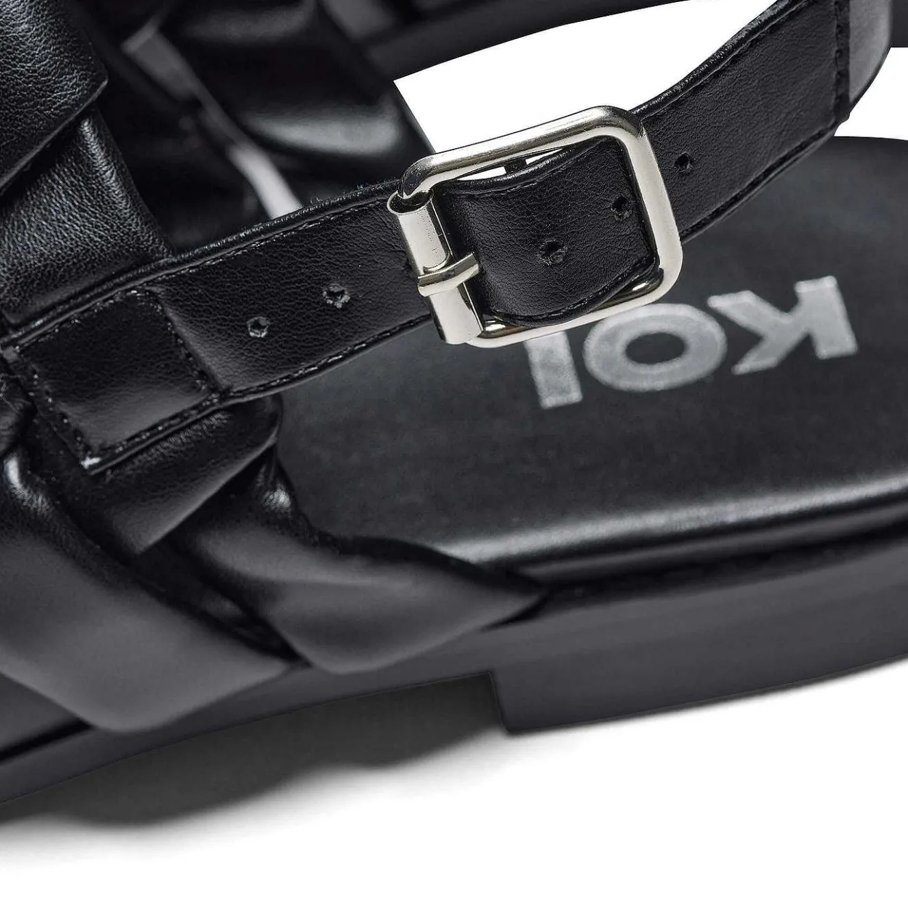 Provence Men'S Weaved Slingback Sandals - Black<KOI footwear Best