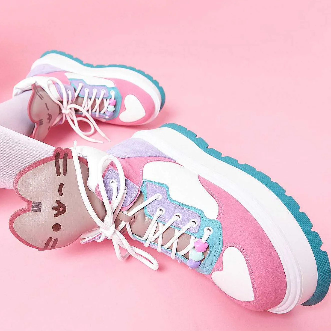Pusheen Cuddles Pastel Platform Boots<KOI footwear Online