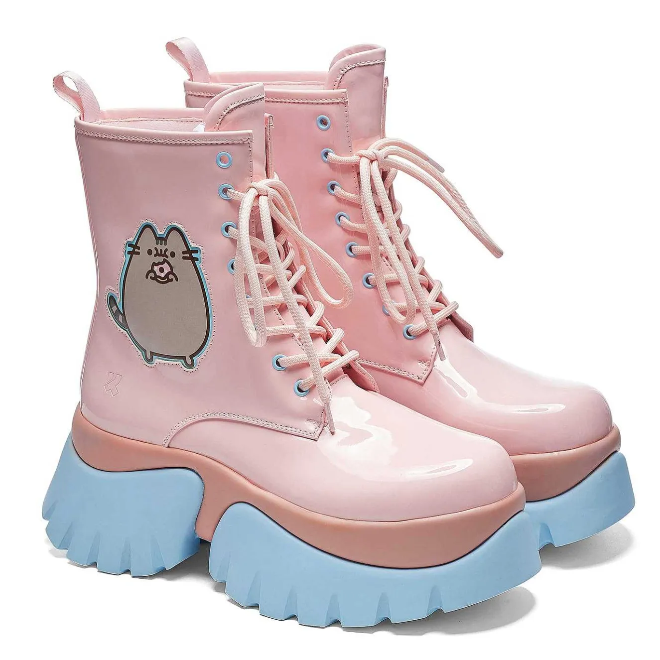 Pusheen Doughnuts Pastel Patent Boots<KOI footwear New