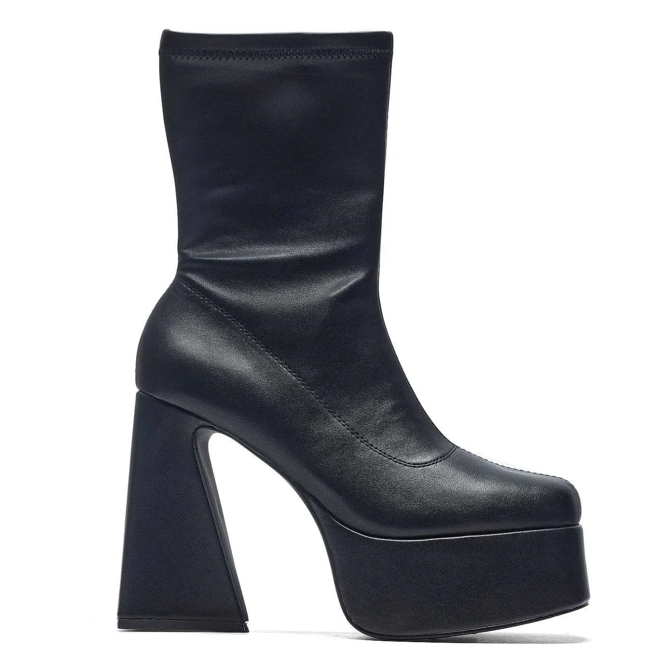 Rakot Heeled Black Ankle Boots<KOI footwear Best