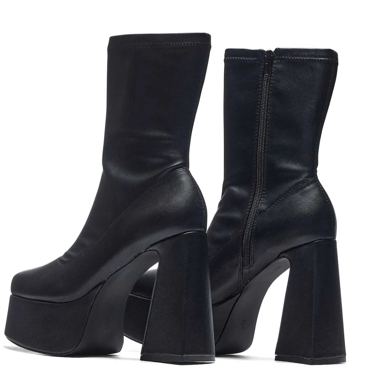 Rakot Heeled Black Ankle Boots<KOI footwear Best