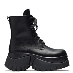 Rancor Vilun Black Lace Up Boots<KOI footwear Online