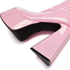 Raspberry Ripple Heeled Long Boots<KOI footwear Best