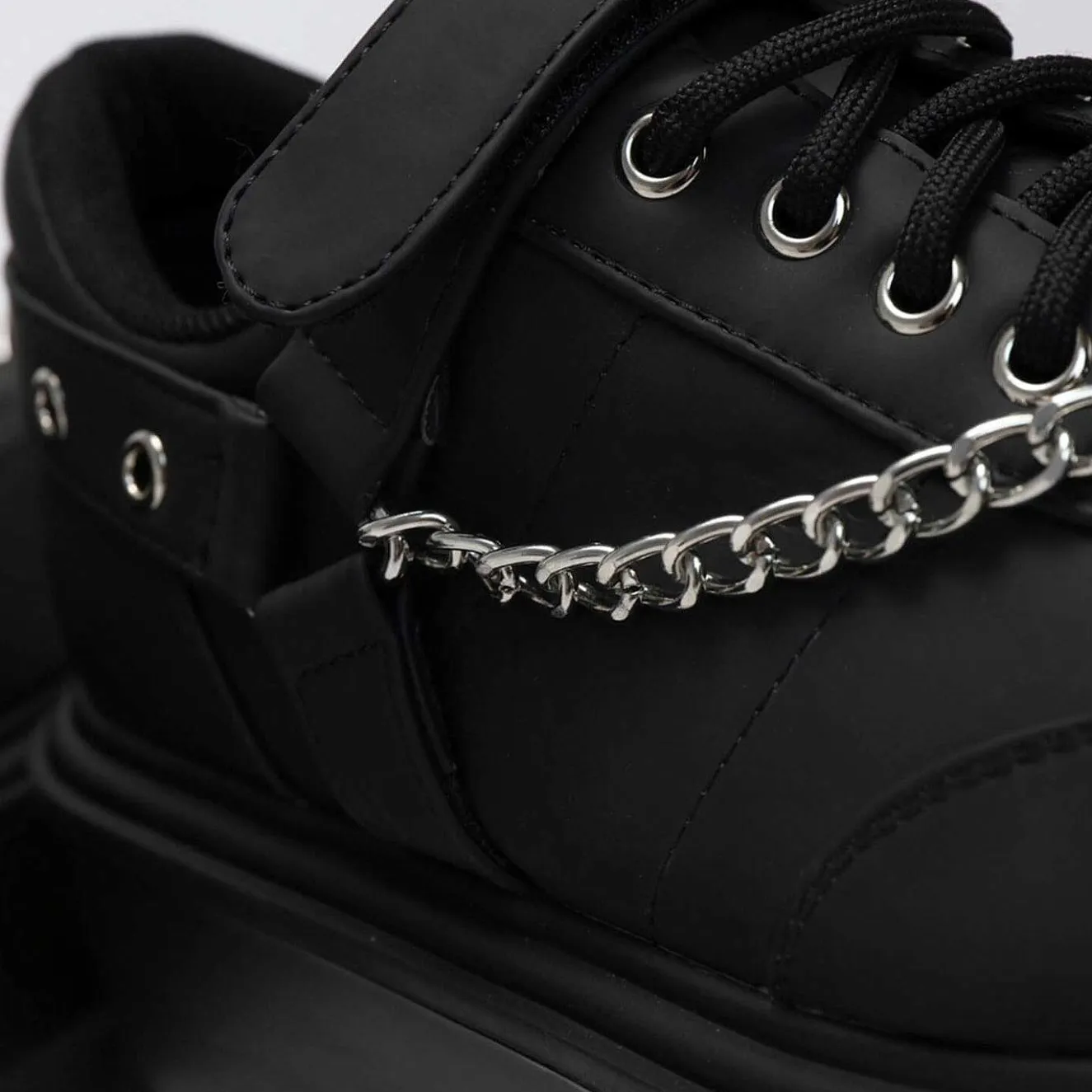 Retrograde Rebel Men'S Black Platform Shoes<KOI footwear Online