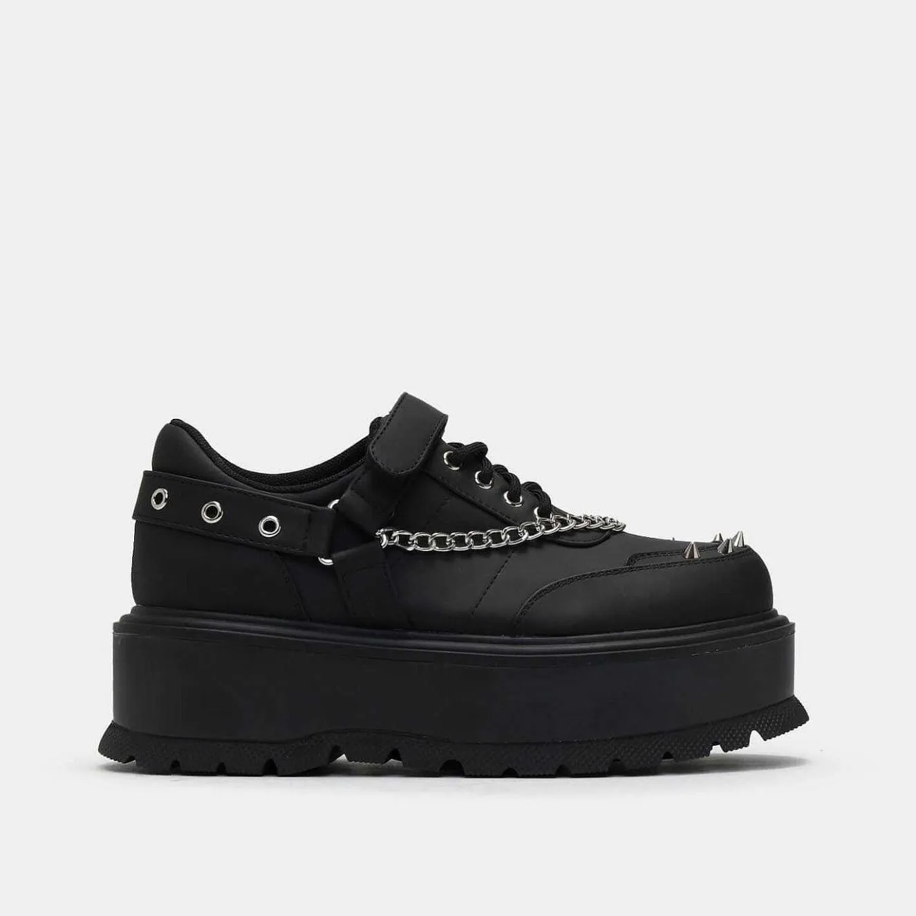 Retrograde Rebel Men'S Black Platform Shoes<KOI footwear Online