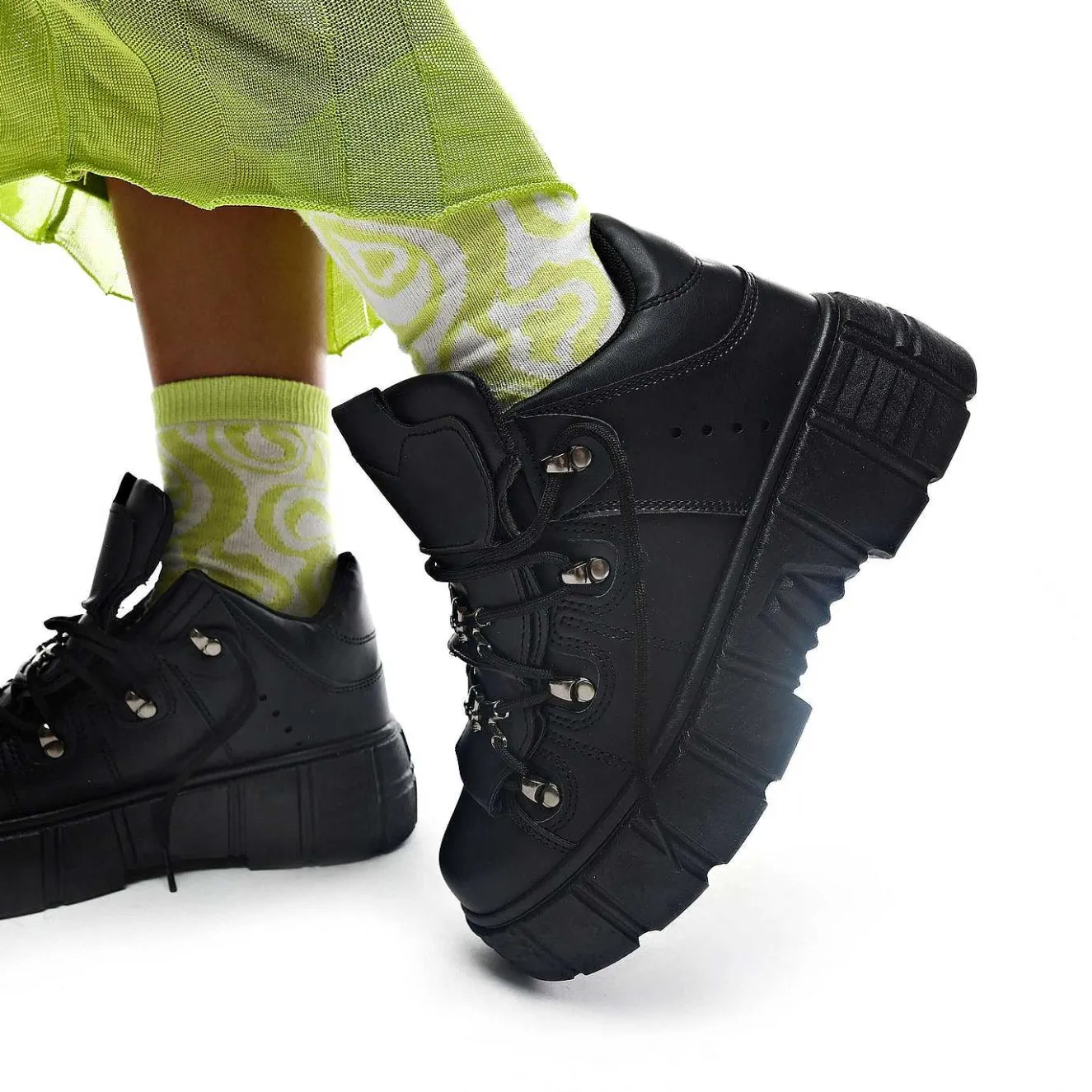 Rimo Core Chunky Black Trainers<KOI footwear Discount