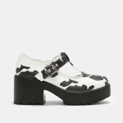 Sai Cow Print Mary Jane Shoes 'Nettie Edition'<KOI footwear