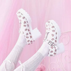 Sai White Mary Janes 'Pusheen Edition'<KOI footwear Best
