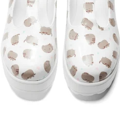 Sai White Mary Janes 'Pusheen Edition'<KOI footwear Best