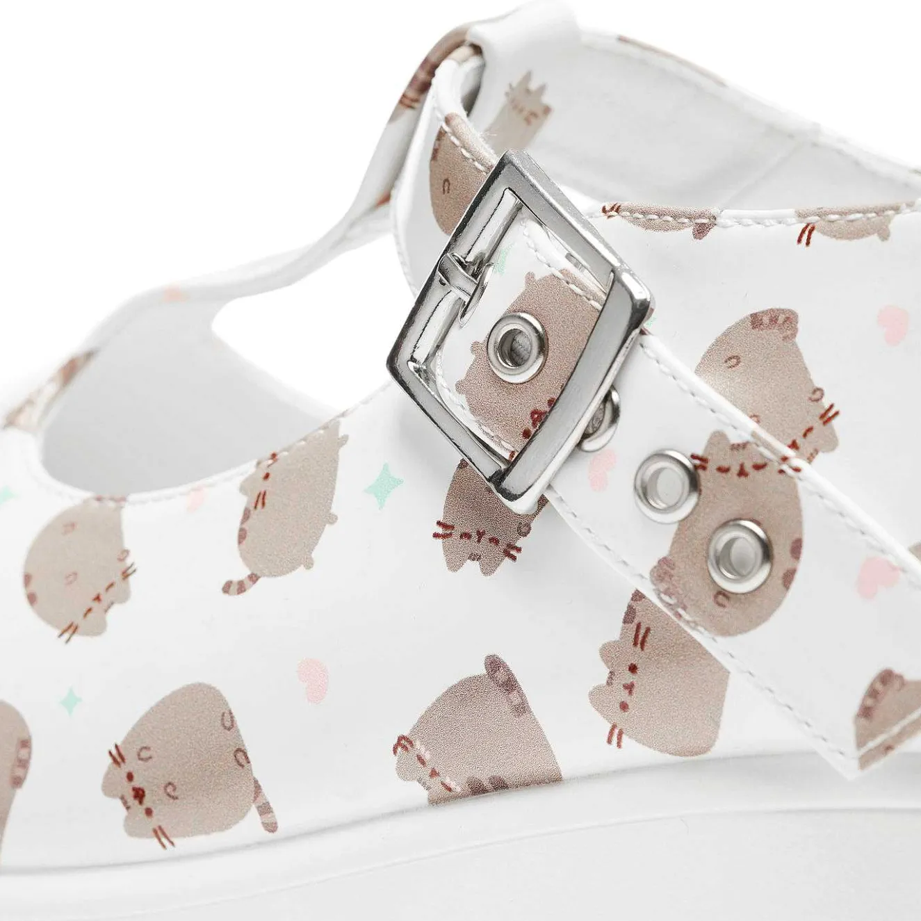 Sai White Mary Janes 'Pusheen Edition'<KOI footwear Best