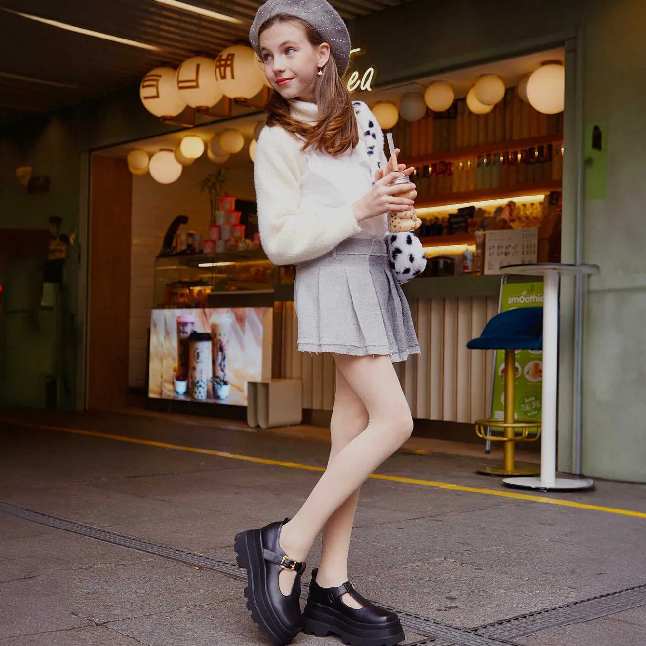 Silent Amity Trident Platform Mary Jane Shoes<KOI footwear