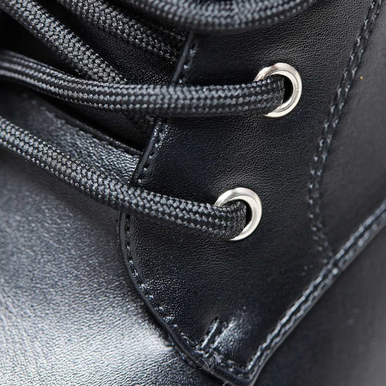 Siren Tall Lace Up Boots - Black<KOI footwear