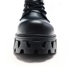 Siren Tall Lace Up Boots - Black<KOI footwear