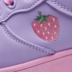 Sweet Strawberry Platform Trainers Purple<KOI footwear Sale