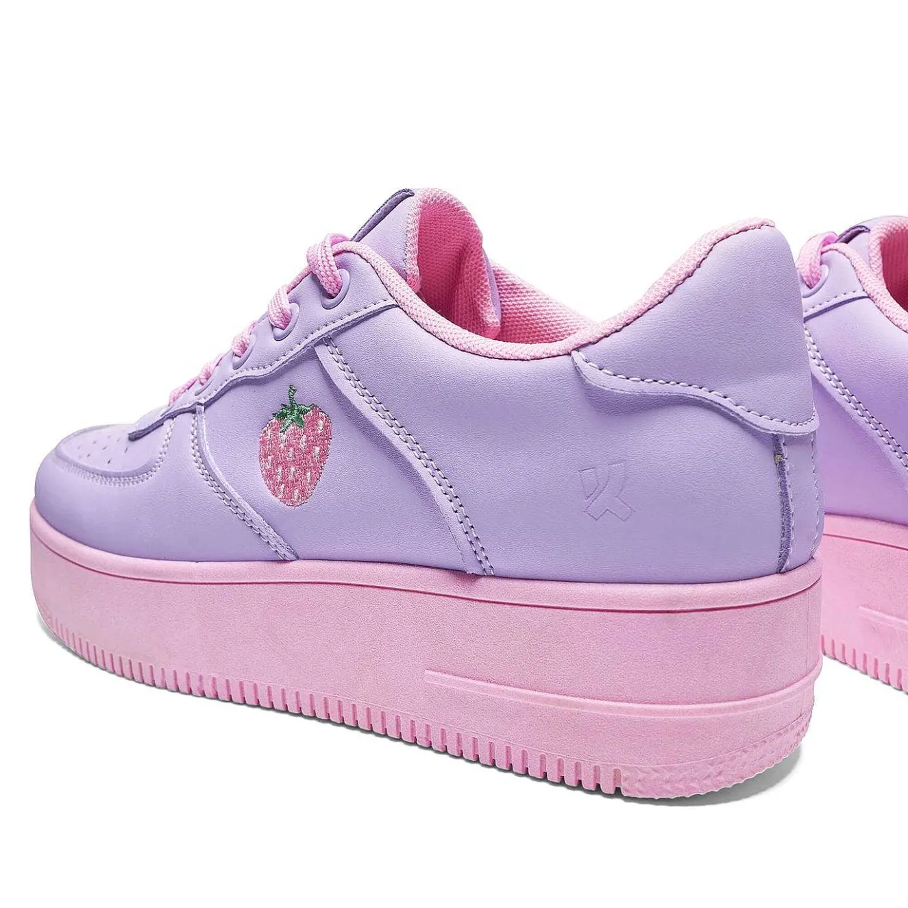 Sweet Strawberry Platform Trainers Purple<KOI footwear Sale
