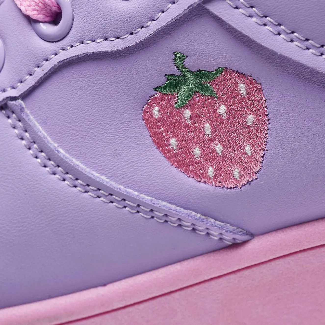 Sweet Strawberry Platform Trainers Purple<KOI footwear Hot