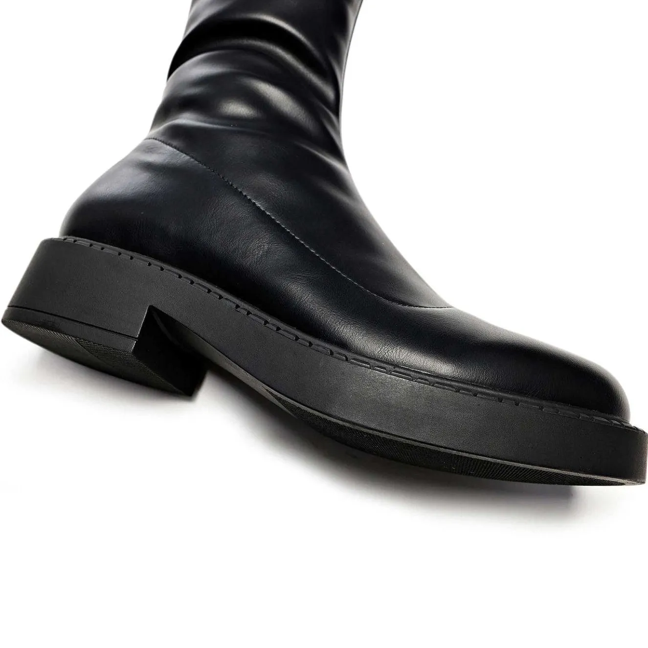 The Commander Stretch Thigh High Boots<KOI footwear New