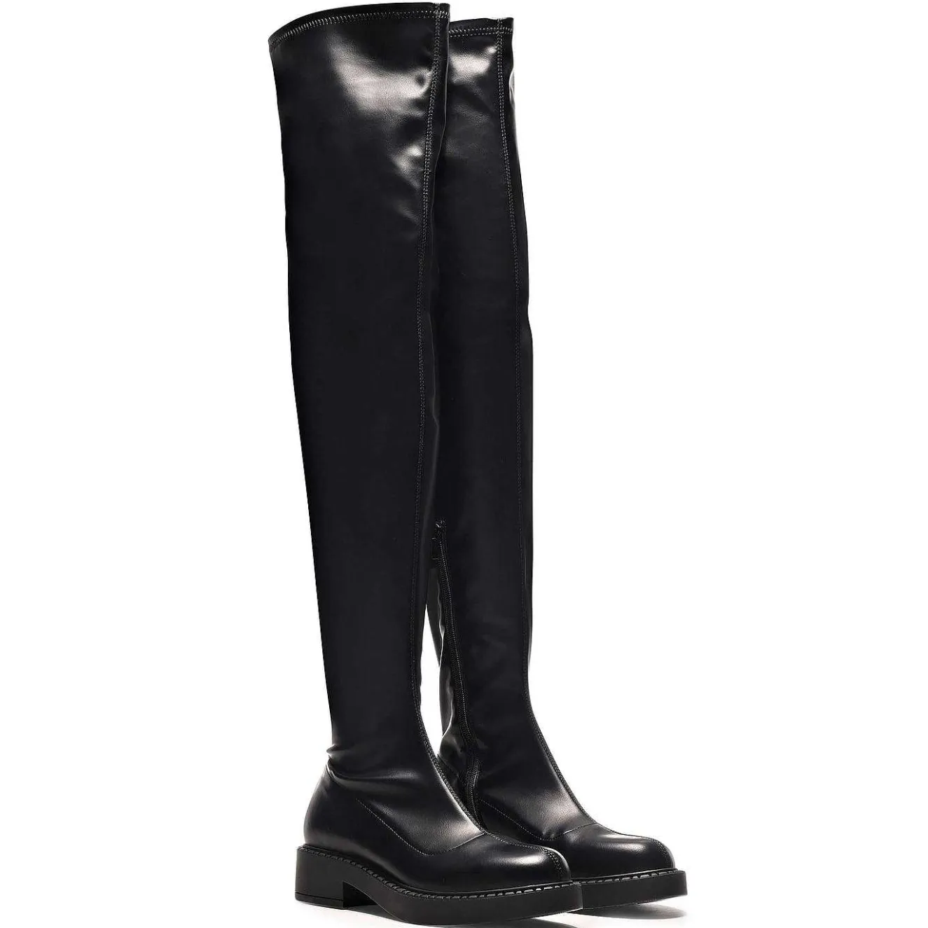The Commander Stretch Thigh High Boots<KOI footwear New