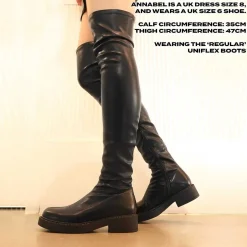 The Commander Stretch Thigh High Boots<KOI footwear New