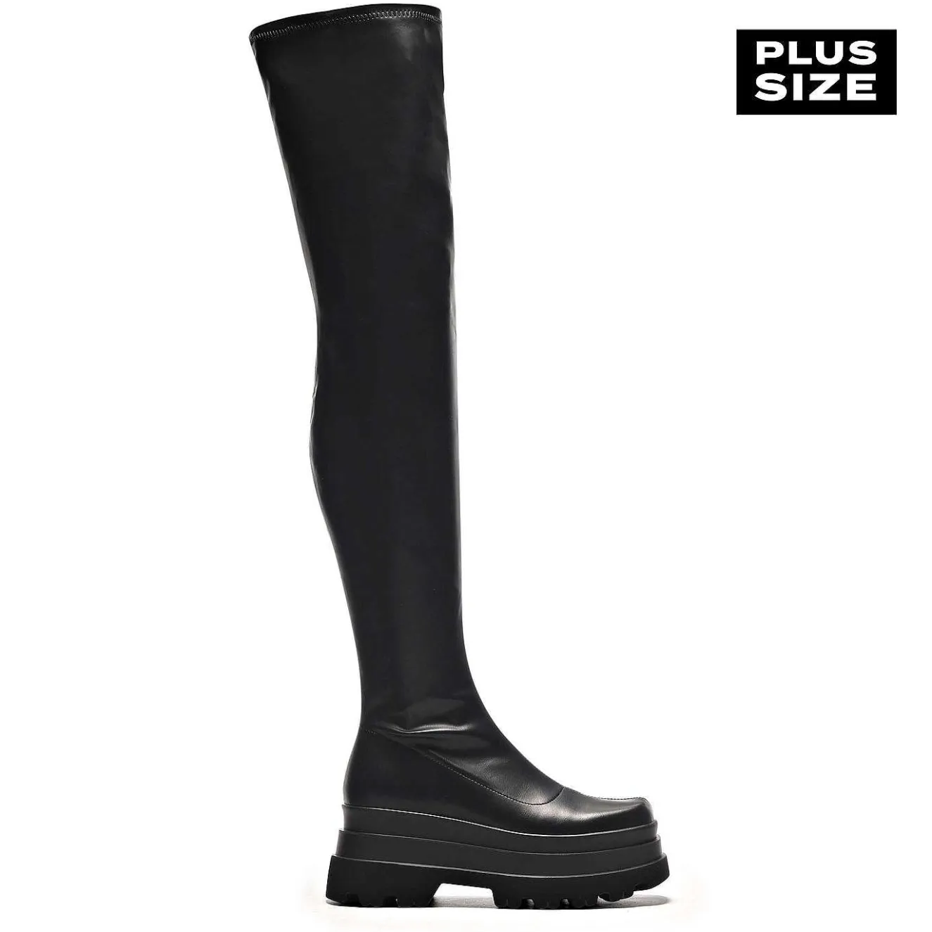 The Elevation Plus Size Thigh High Boots<KOI footwear New