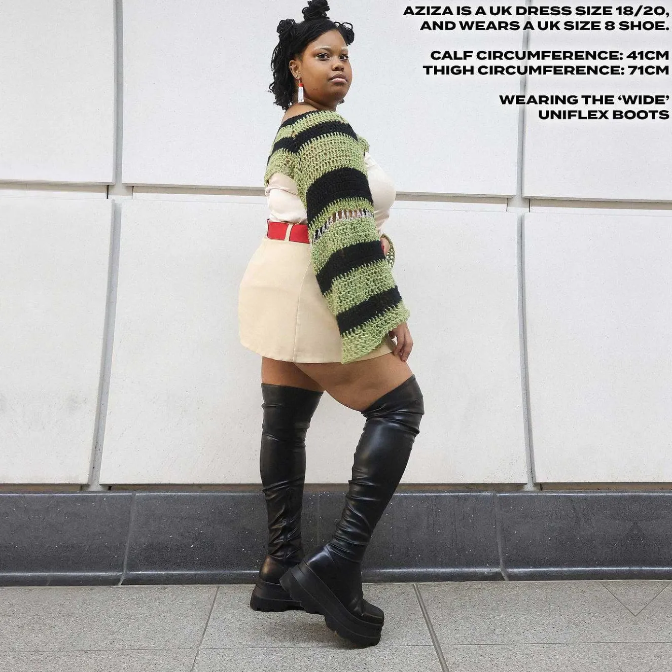 The Elevation Plus Size Thigh High Boots<KOI footwear Sale