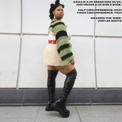 The Elevation Plus Size Thigh High Boots<KOI footwear Hot