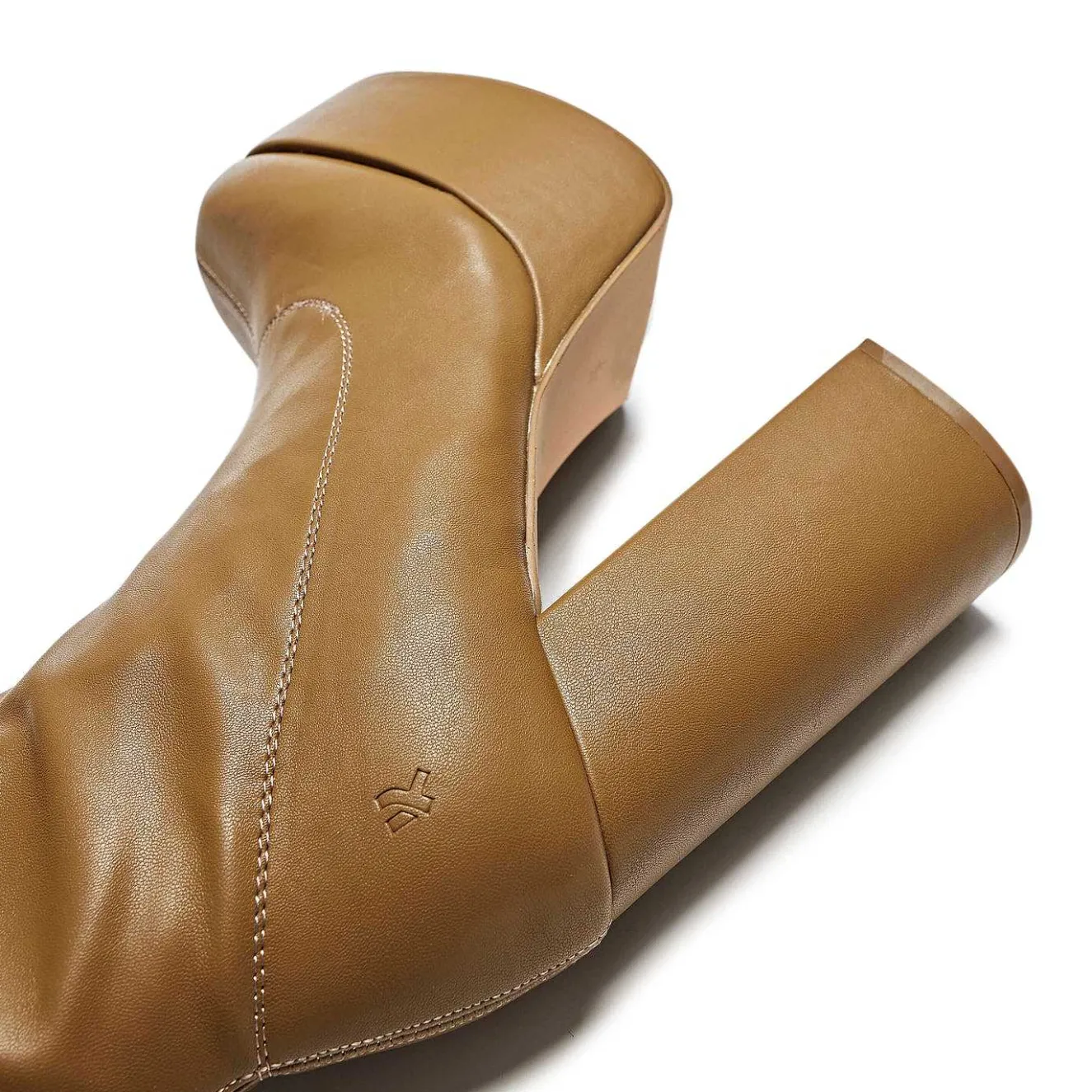 The Redemption Stretch Thigh High Boots - Khaki<KOI footwear Online