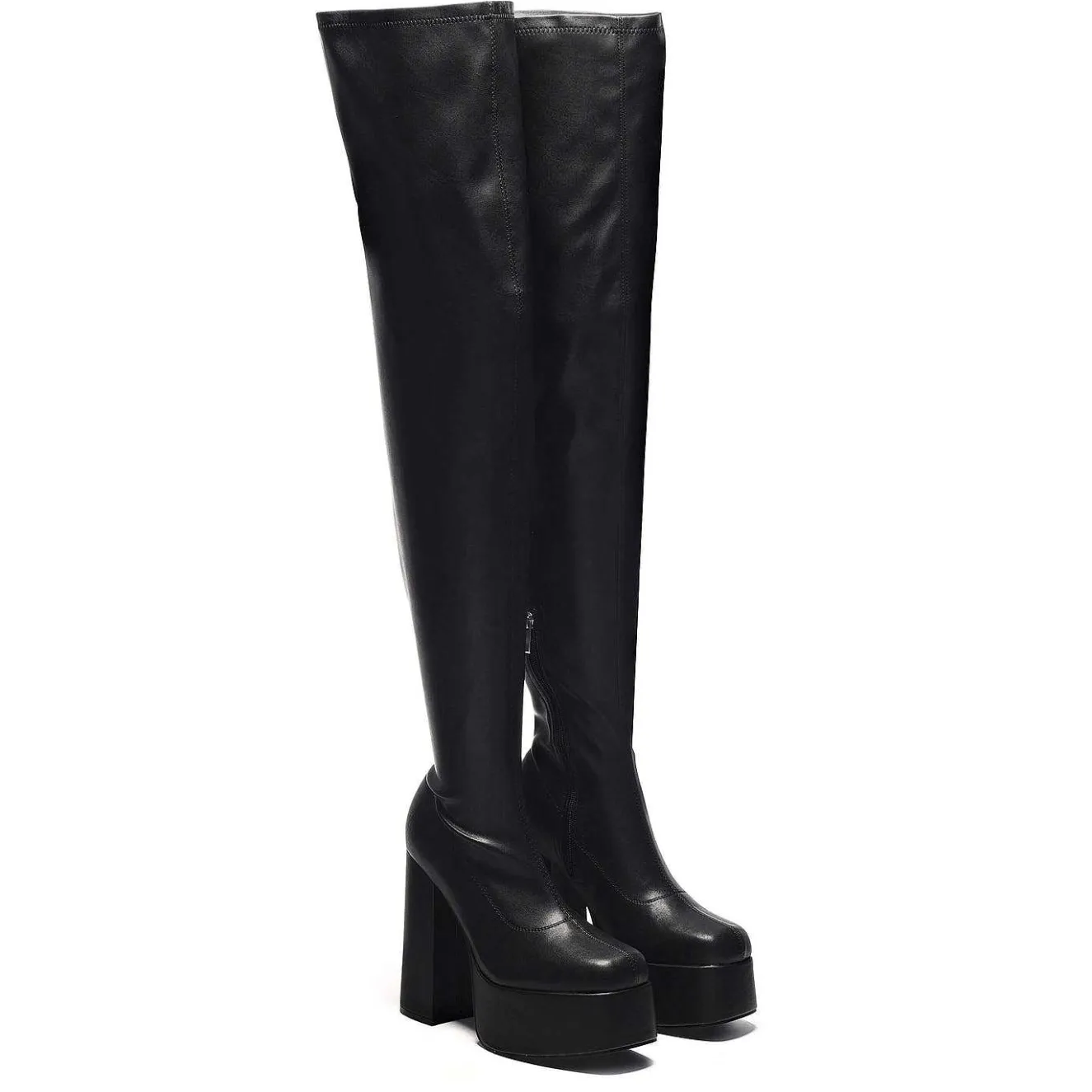 The Redemption Stretch Thigh High Boots<KOI footwear Clearance