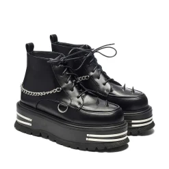 The Silence Men'S Platform Grunge Boots - Black<KOI footwear Best