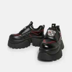 The Terror Of Monakuma Black Vilun Platform Trainers<KOI footwear Online