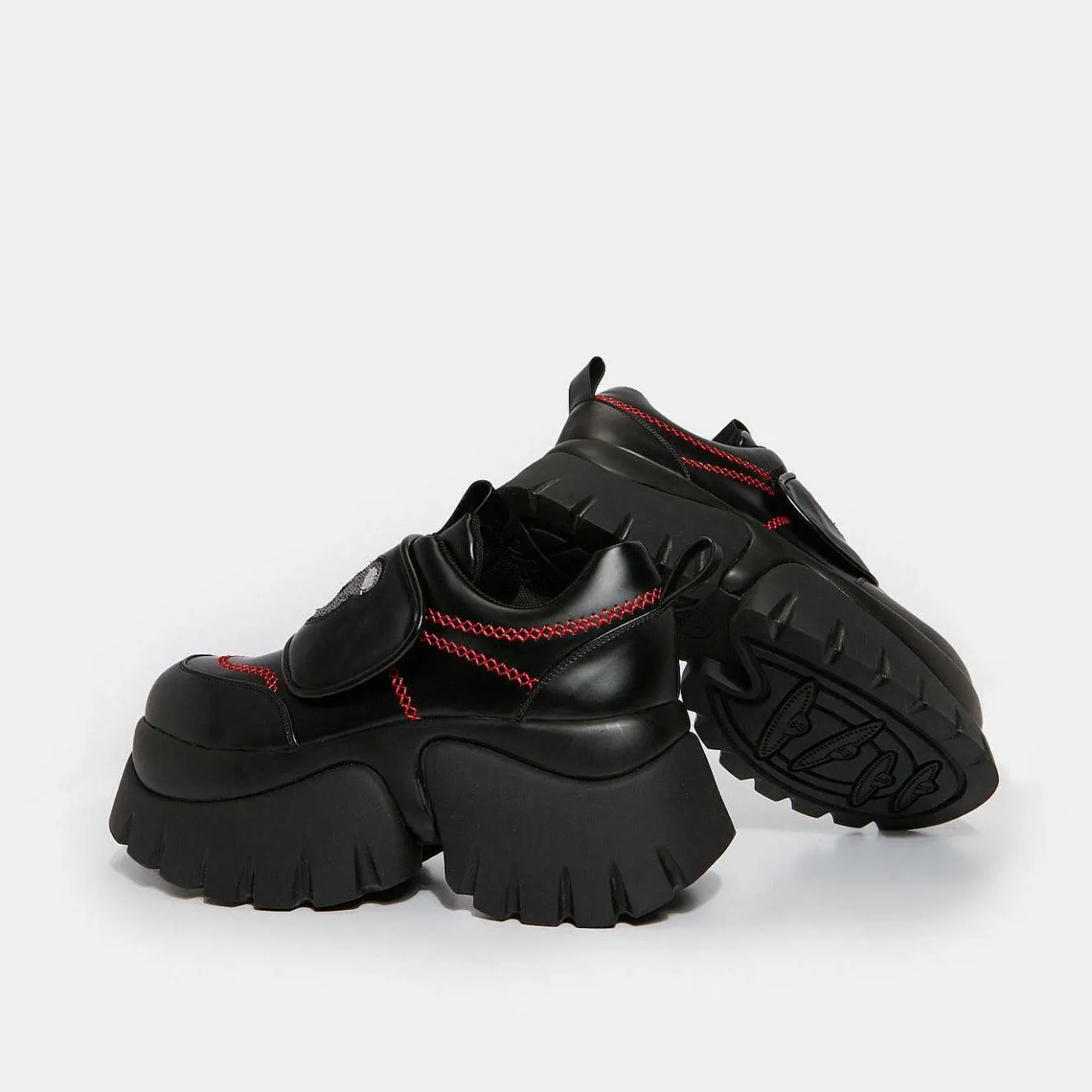 The Terror Of Monakuma Black Vilun Platform Trainers<KOI footwear Online