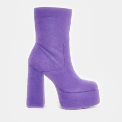 Tinky Winky Fluffy Platform Boots<KOI footwear Best