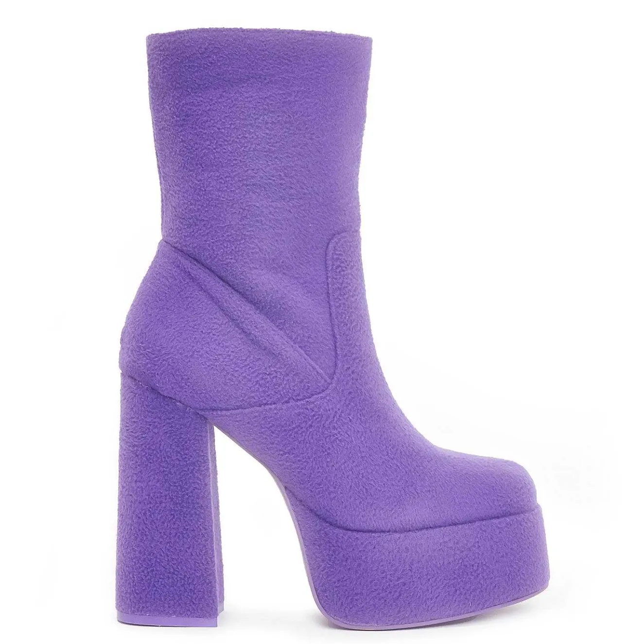 Tinky Winky Fluffy Platform Boots<KOI footwear Best