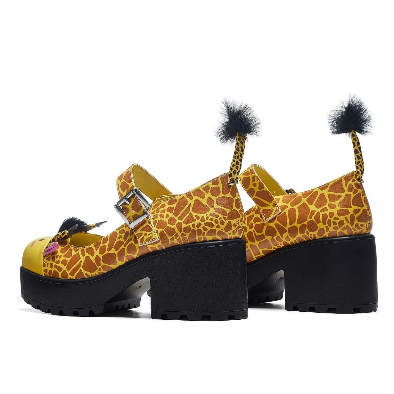Tira Mary Janes 'Grazing Giraffe Edition' |<KOI footwear Clearance