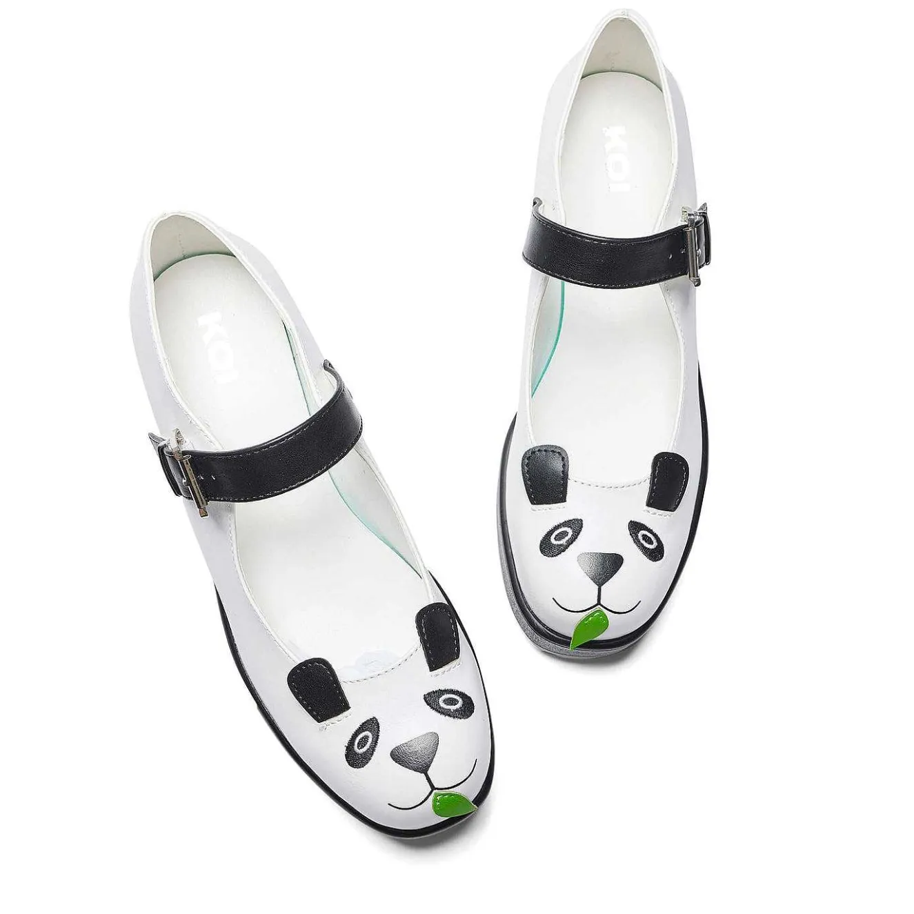 Tira Mary Jane Shoes 'Pondering Panda Edition'<KOI footwear Online