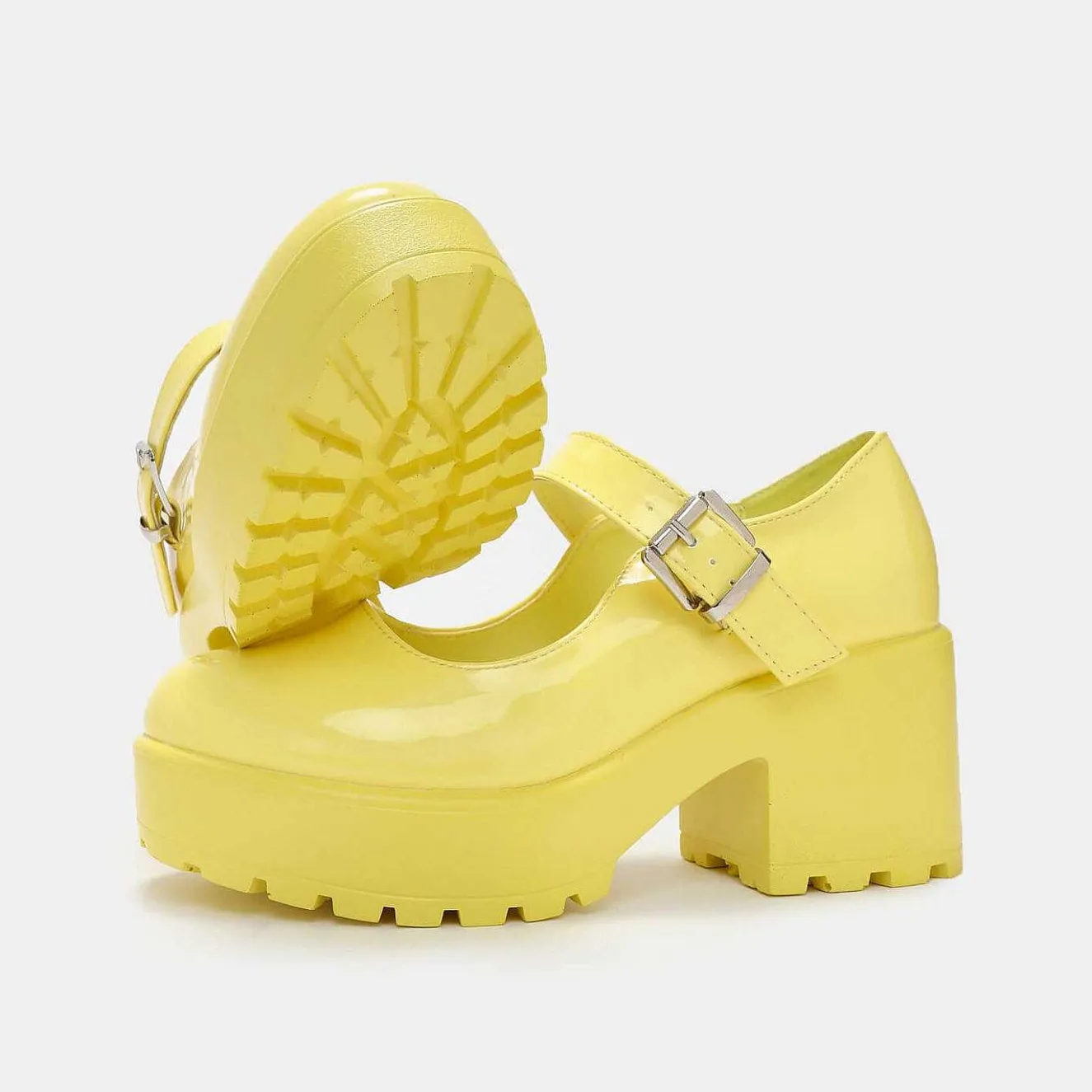 Tira Mary Jane Shoes 'Sunshine Yellow Edition'<KOI footwear Discount