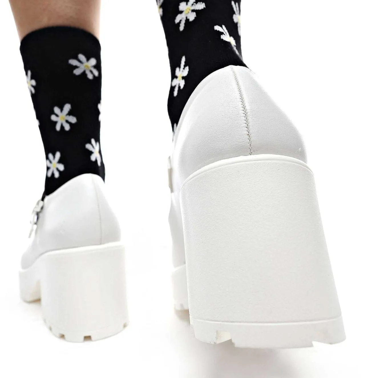 Tira Mary Jane Shoes 'White Washout Edition'<KOI footwear Discount