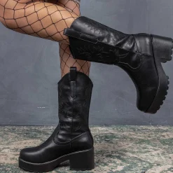Wintu Long Chunky Western Boots<KOI footwear