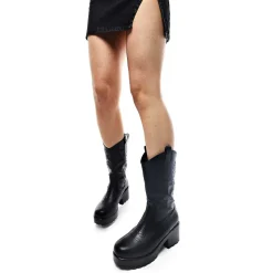 Wintu Long Chunky Western Boots<KOI footwear Online