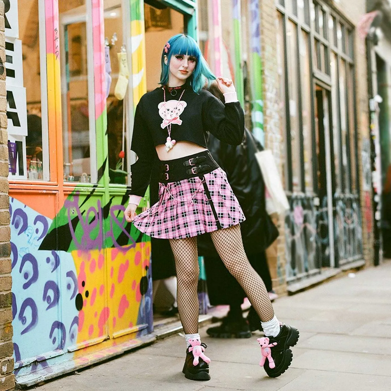 Yami Tartan Skirt<KOI footwear Clearance