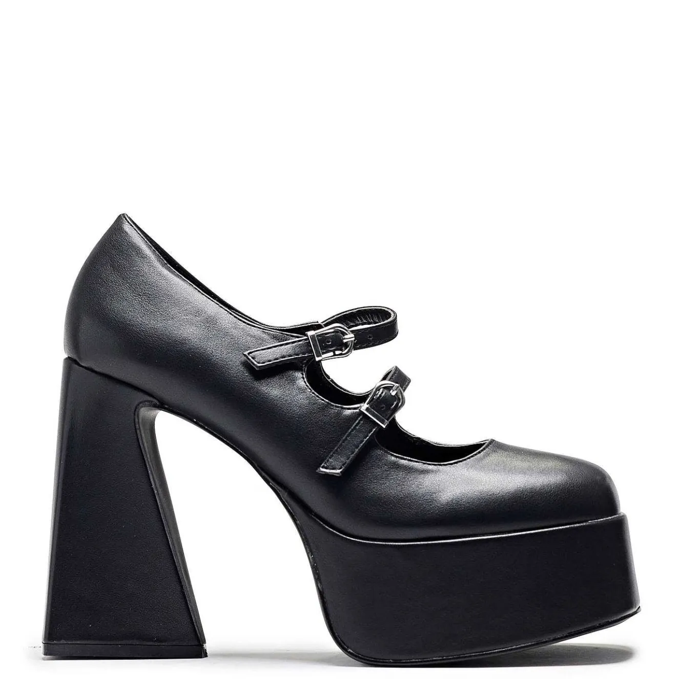 Zeba Black Platform Heels<KOI footwear New