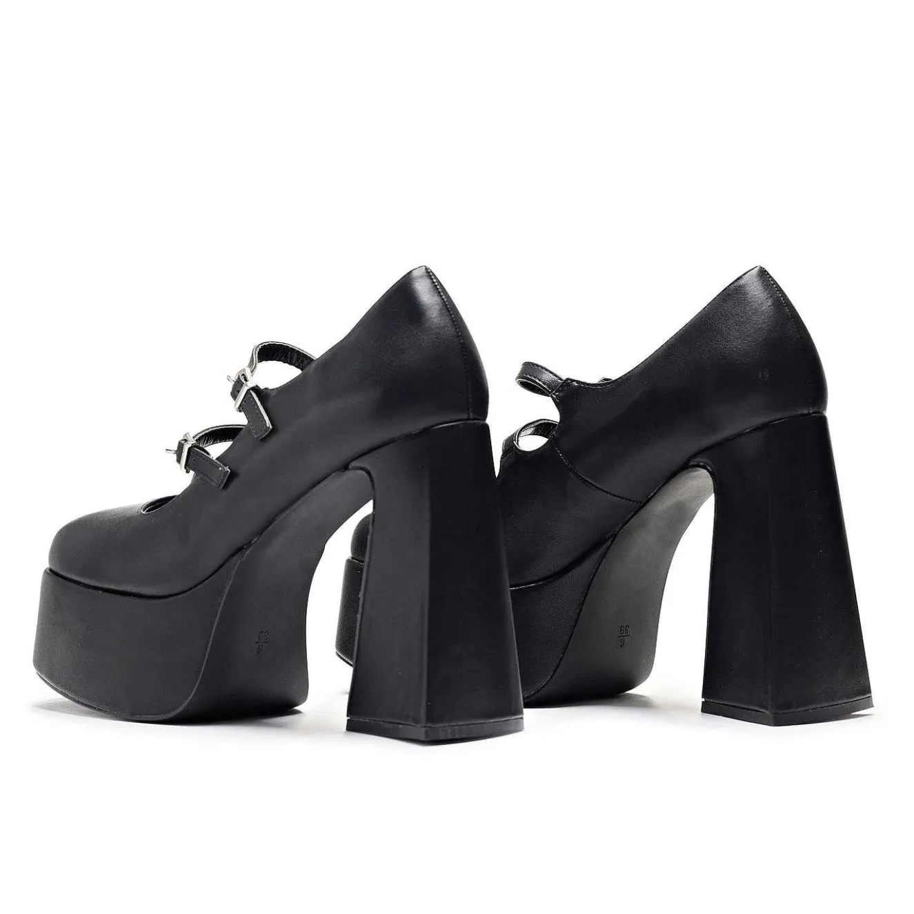 Zeba Black Platform Heels<KOI footwear New